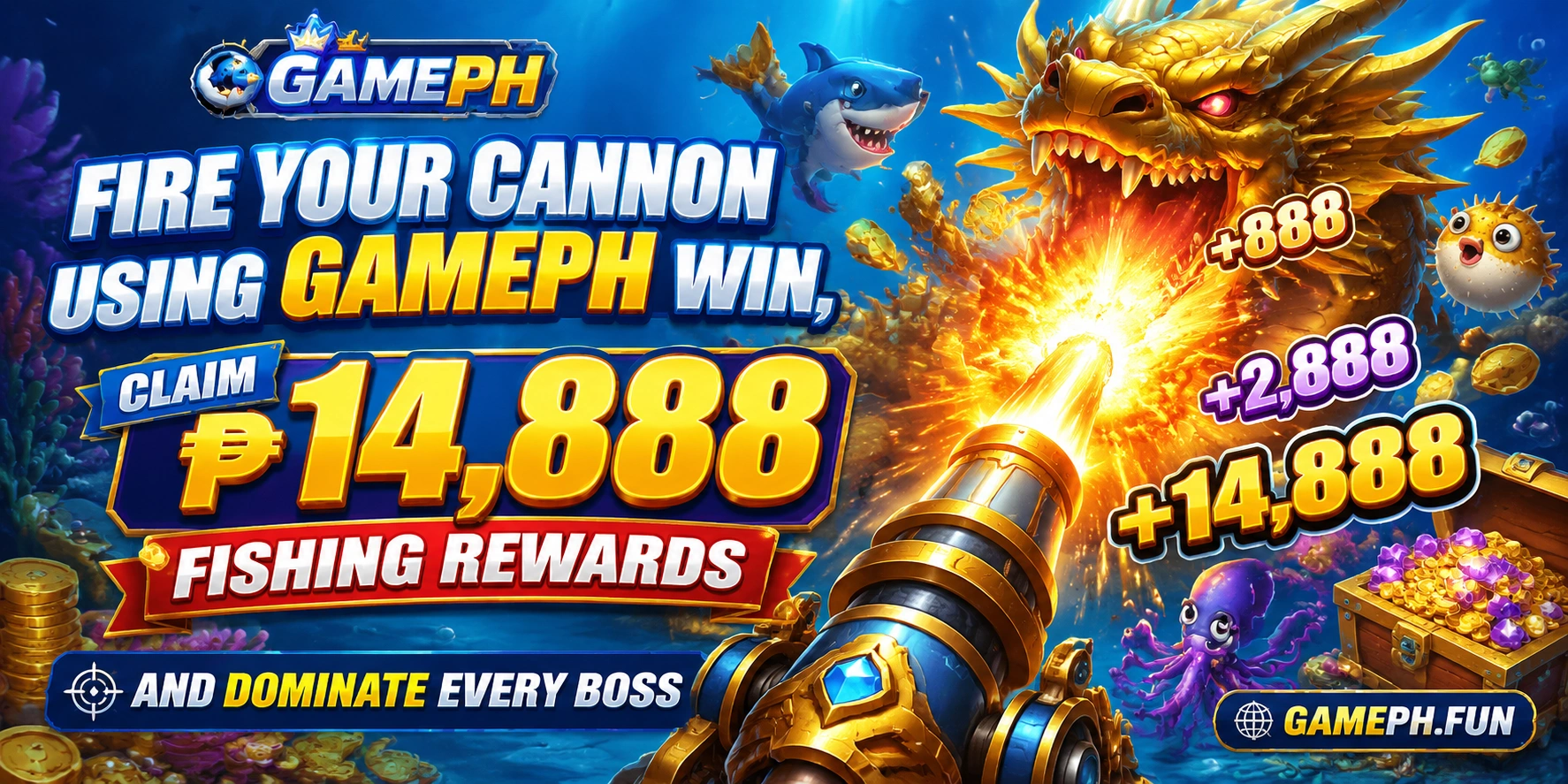 Mobile fishing game interface on a handheld device