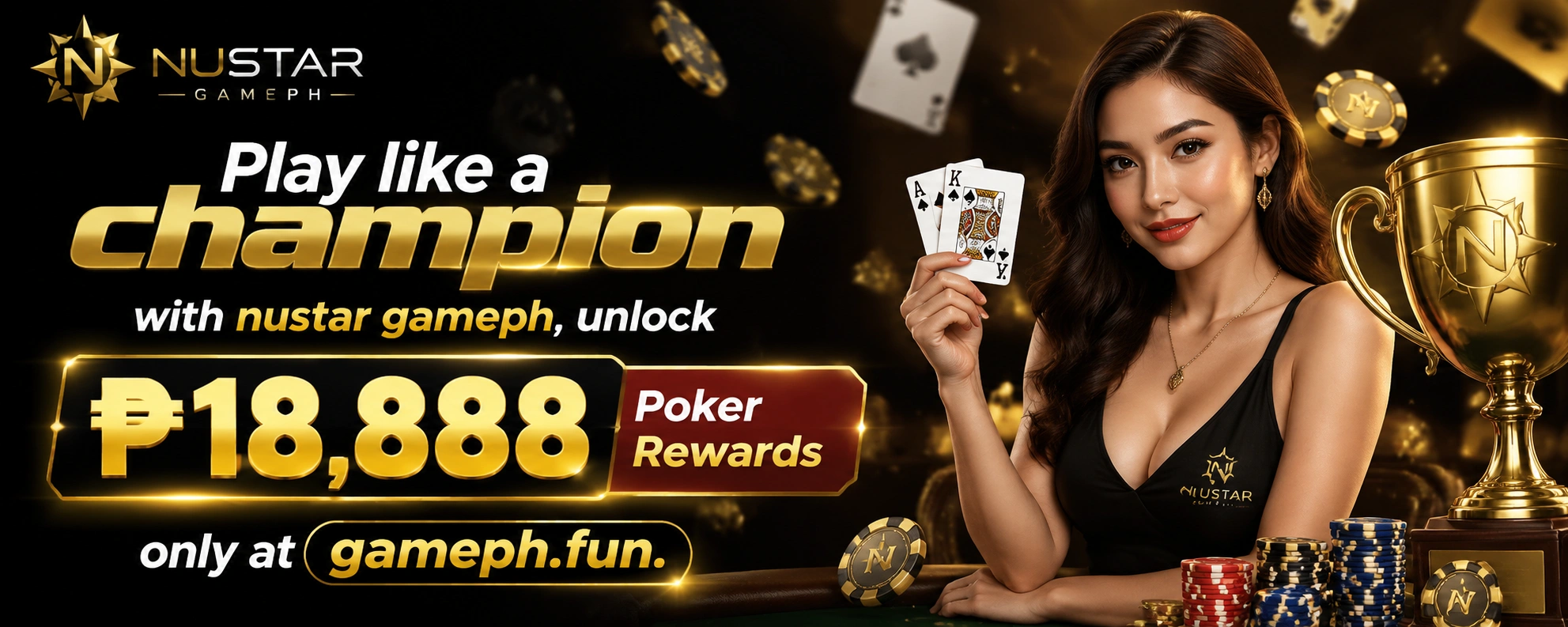 Texas Hold'em style poker table on a mobile screen