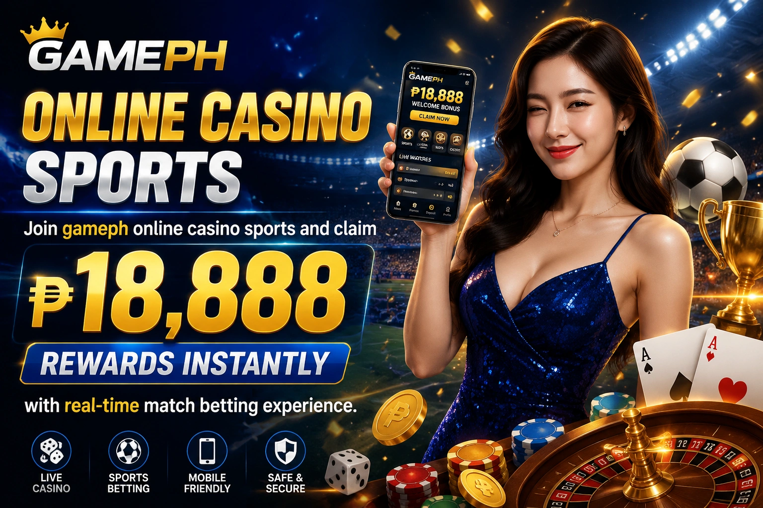 Mobile sports betting on a smartphone